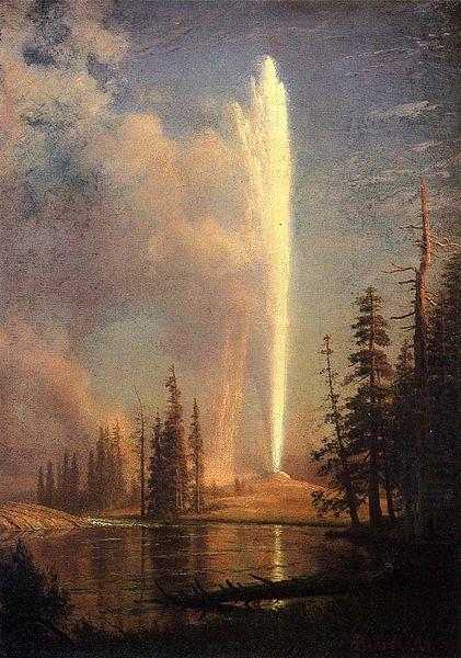 Old Faithful, Albert Bierstadt